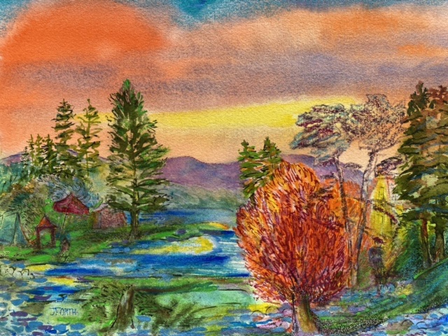 Click here to view Sahara Sunset by Jane Forth